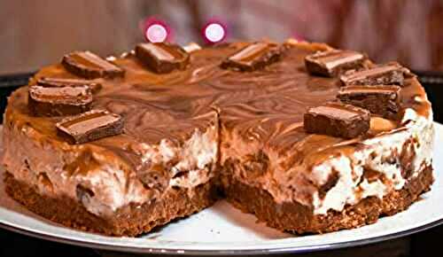 Gâteau au fromage à la barre Mars