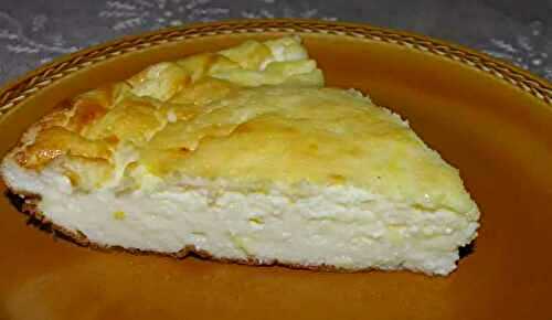 Gâteau au fromage blanc sans pâte