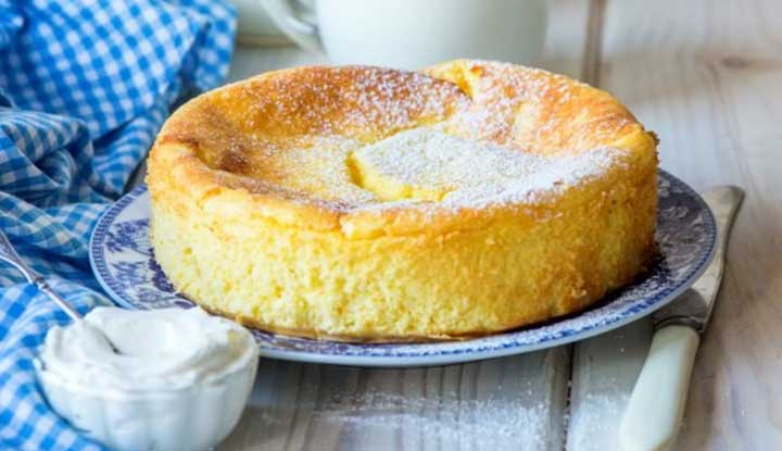 Gâteau au lait sans levure dessert simple et rapide