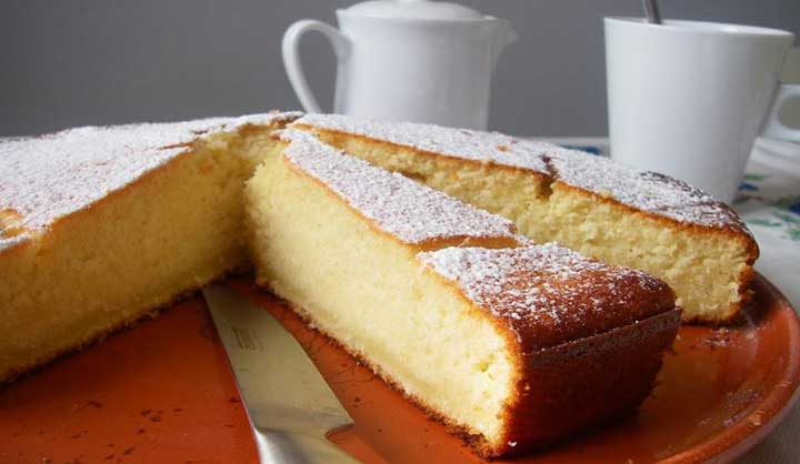 Gâteau au noix de coco râpé et Chocolat blanc et Ricotta