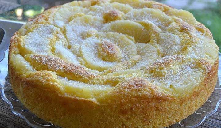 Gâteau au yaourt à l’ananas sans beurre