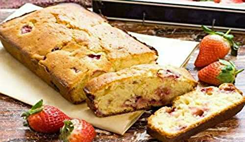 Gâteau au yaourt aux fraises