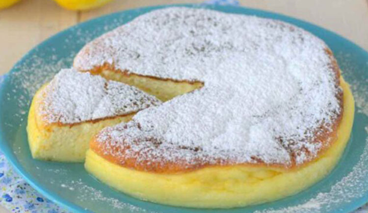 Gâteau au yaourt parfumé au citron sans farine ni levure