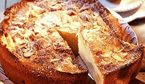 Gâteau au yaourt poires amandes facile