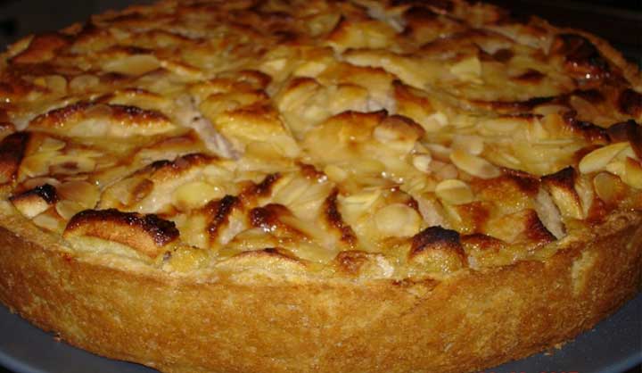 Gateau aux pommes à la normande