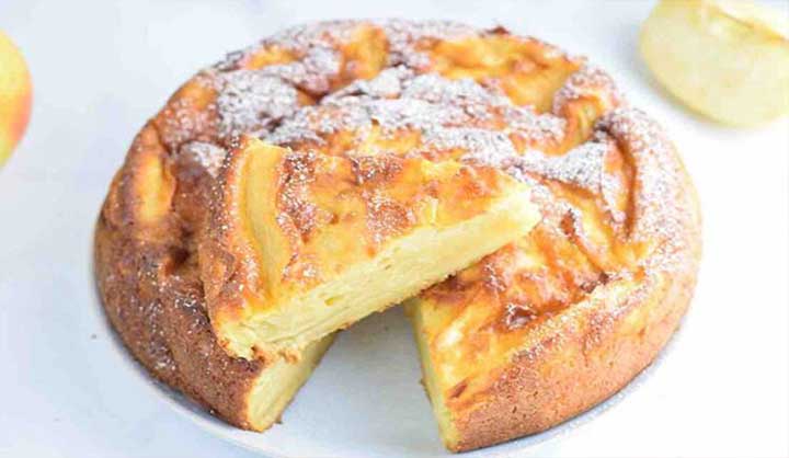 Gâteau aux pommes et au yaourt grec sans matière grasse