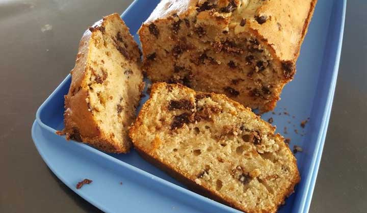 Gâteau banane et pépite de chocolat