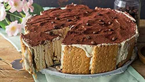 Gâteau de biscuits au café sans cuisson