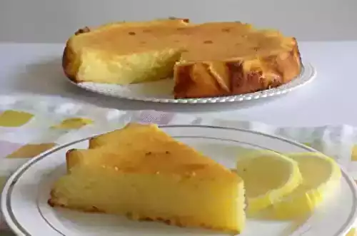 Gâteau fondant léger au citron WW