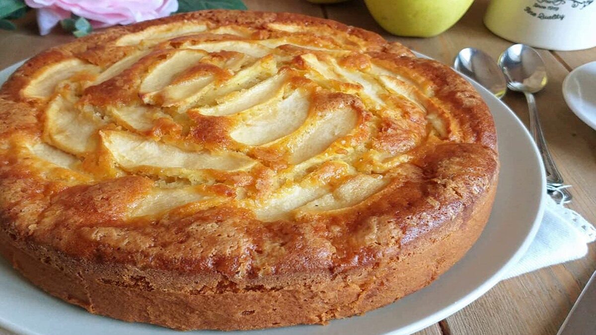 Gâteau moelleux aux pommes