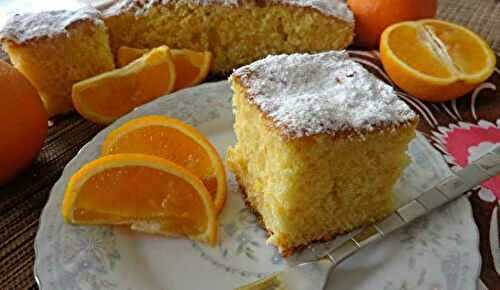 Gâteau orange et huile d’olive