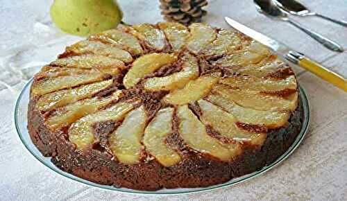 Gateau poires chocolat ultra fondant