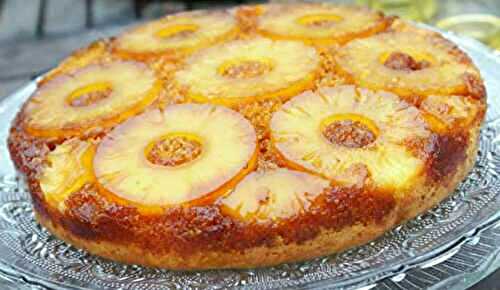 Gateau renversé a l’ananas facile