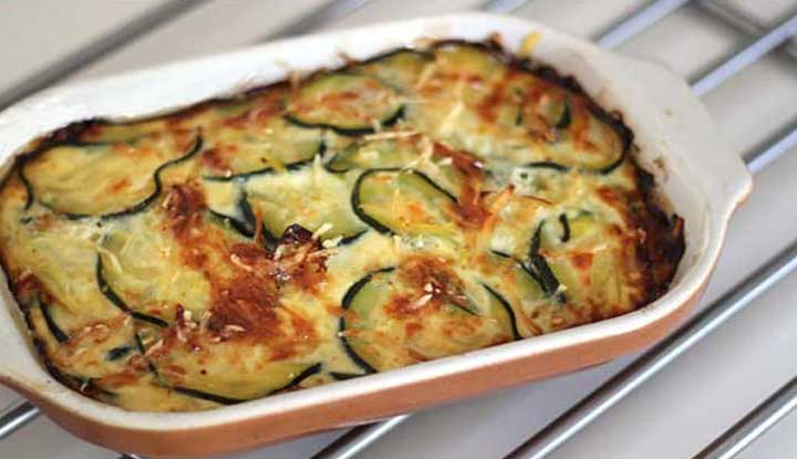 Gratin courgettes oignons excellente recette