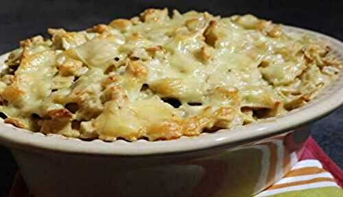 Gratin de crozets au comté et aux champignons