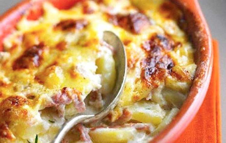 Gratin de pomme de terre sans crème facile