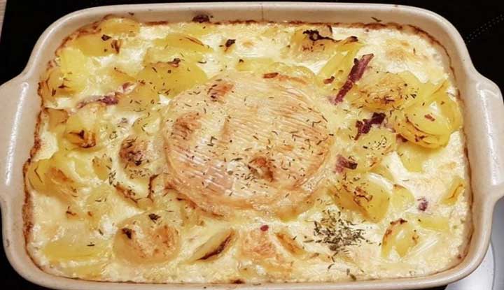 Gratin de pommes de terre à la normande