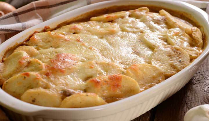 Gratin pomme de terre poulet