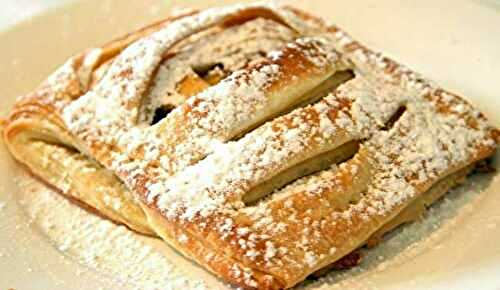 Jalousies feuilletées pommes abricots caramélisés