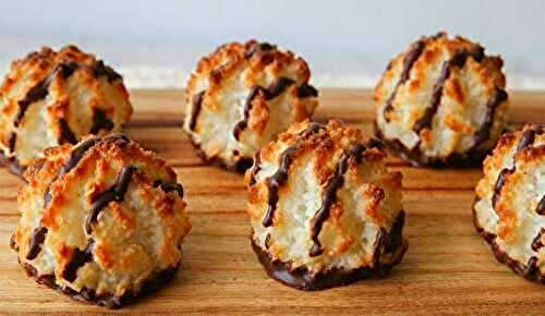 Les rochers à la noix de coco et au chocolat !