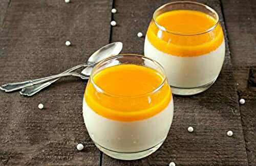 Panna cotta à la vanille coulis de mangue au thermomix