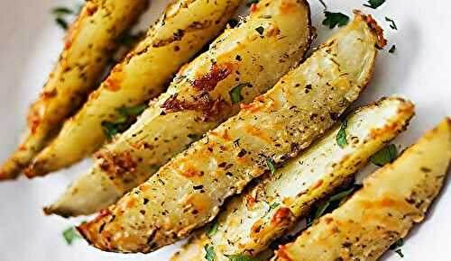 Pommes de terre cuite à l’ail et au parmesan