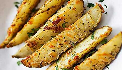 Pommes de terre cuite à l’ail et au parmesan