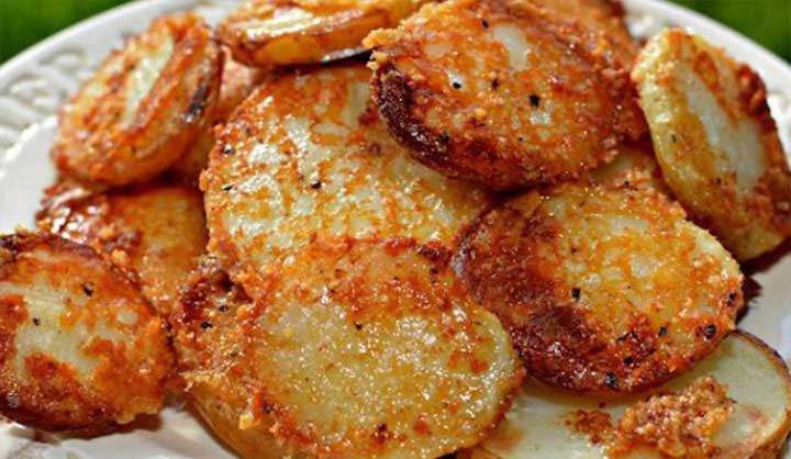 Pommes de terre gratinées au parmesan ultra fondantes