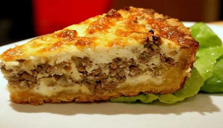 Quiche à la Viande Hachée