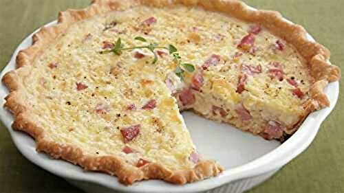 Quiche au jambon et fromage kiri WW