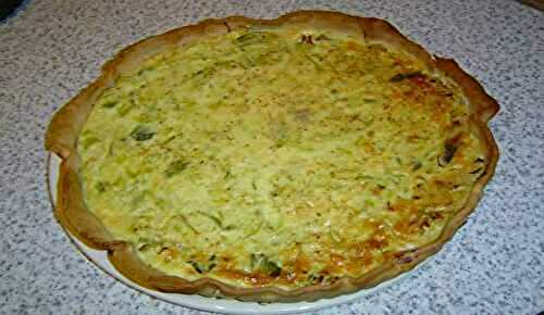 Quiche aux poireaux simple et rapide