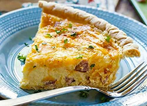 Quiche légère au jambon et fromage WW