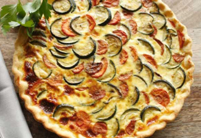 Quiche Légère aux Légumes Sautés WW