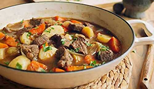 RAGOÛT DE BOEUF À LA MIJOTEUSE TRES APPETISSANT