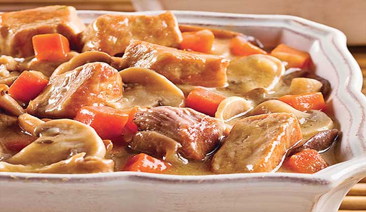 Ragoût de veau aux champignons Un vrai délice