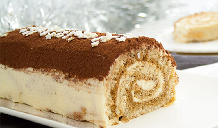 Recette Bûche tiramisu de Noël au Thermomix