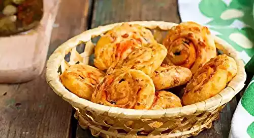 Recette de biscuits salés au chorizo et aux tomates séchées WW