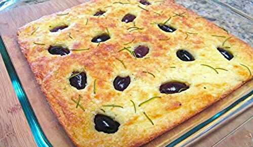 Recette de Cake semoule et olives noires