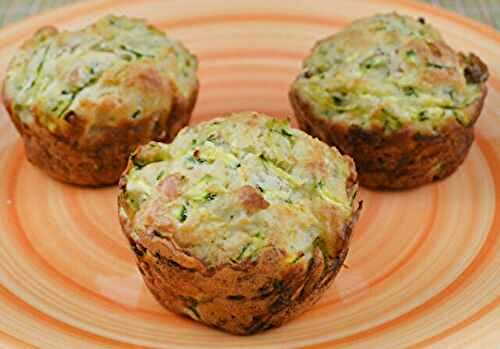 Recette des muffins légers au thon et courgettes WW