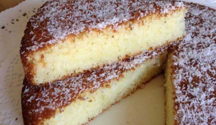 Recette Gâteau doux à la noix de coco facile