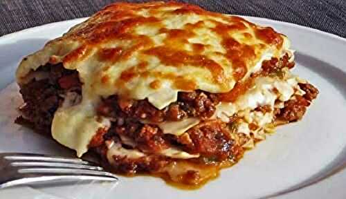 Recette Lasagnes à la bolognaise Maison