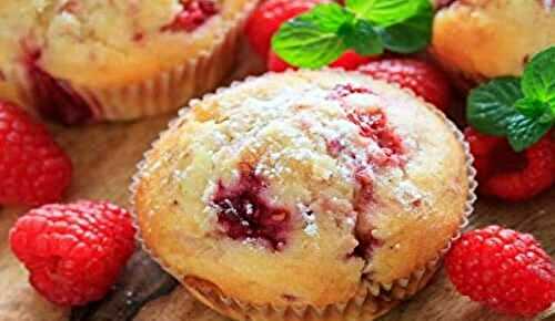 Recette Muffins aux framboises et aux amandes