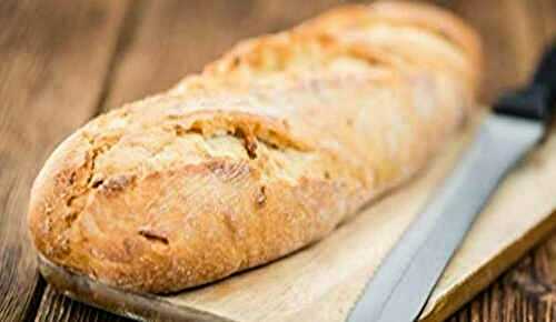 Recette réconfort: une baguette de pain sans pétrissage
