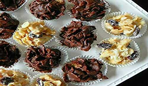 Roses des sables au chocolat faciles pour noël