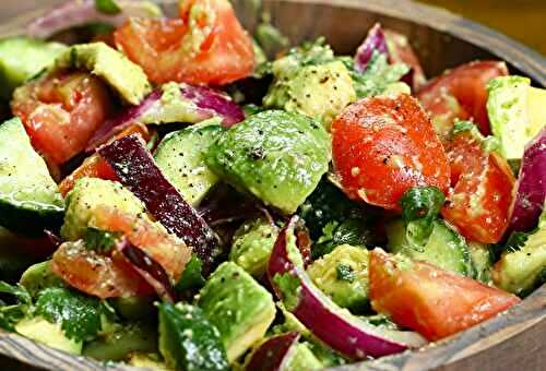 Salade avocat tomate WW