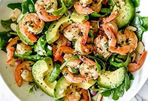 Salade de crevettes à l’avocat