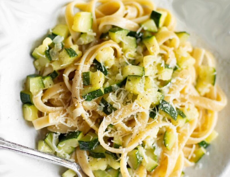 Tagliatelles aux courgettes WW