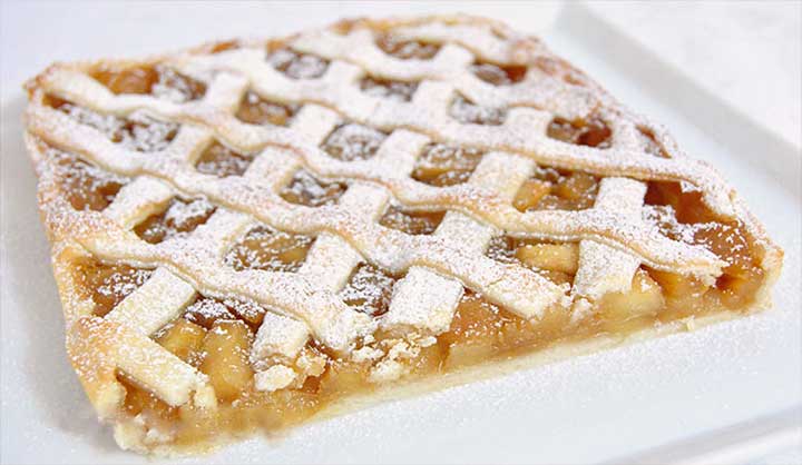 Tarte aux pommes caramélisées et à la cannelle