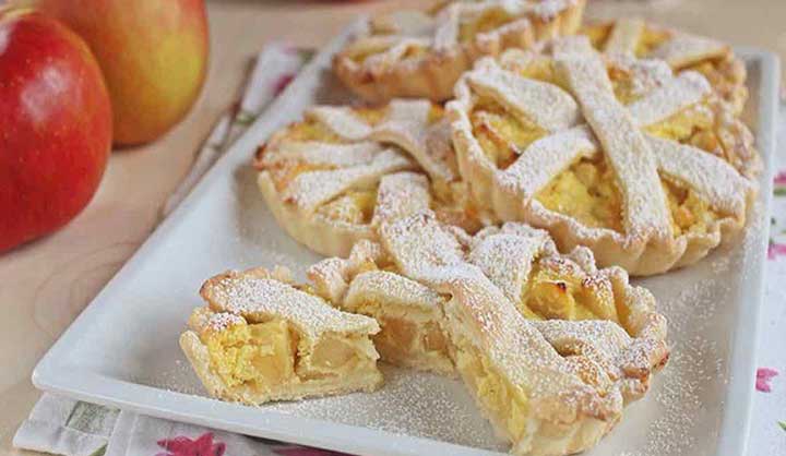 Tartelettes aux pommes et à la ricotta