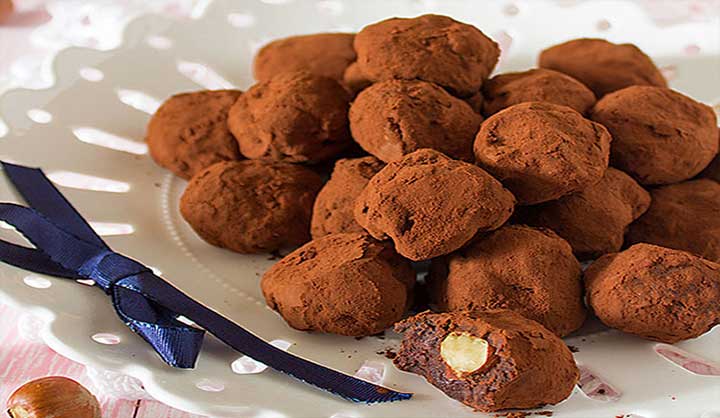 Truffes aux noisettes facile a préparer et le résultat parfait